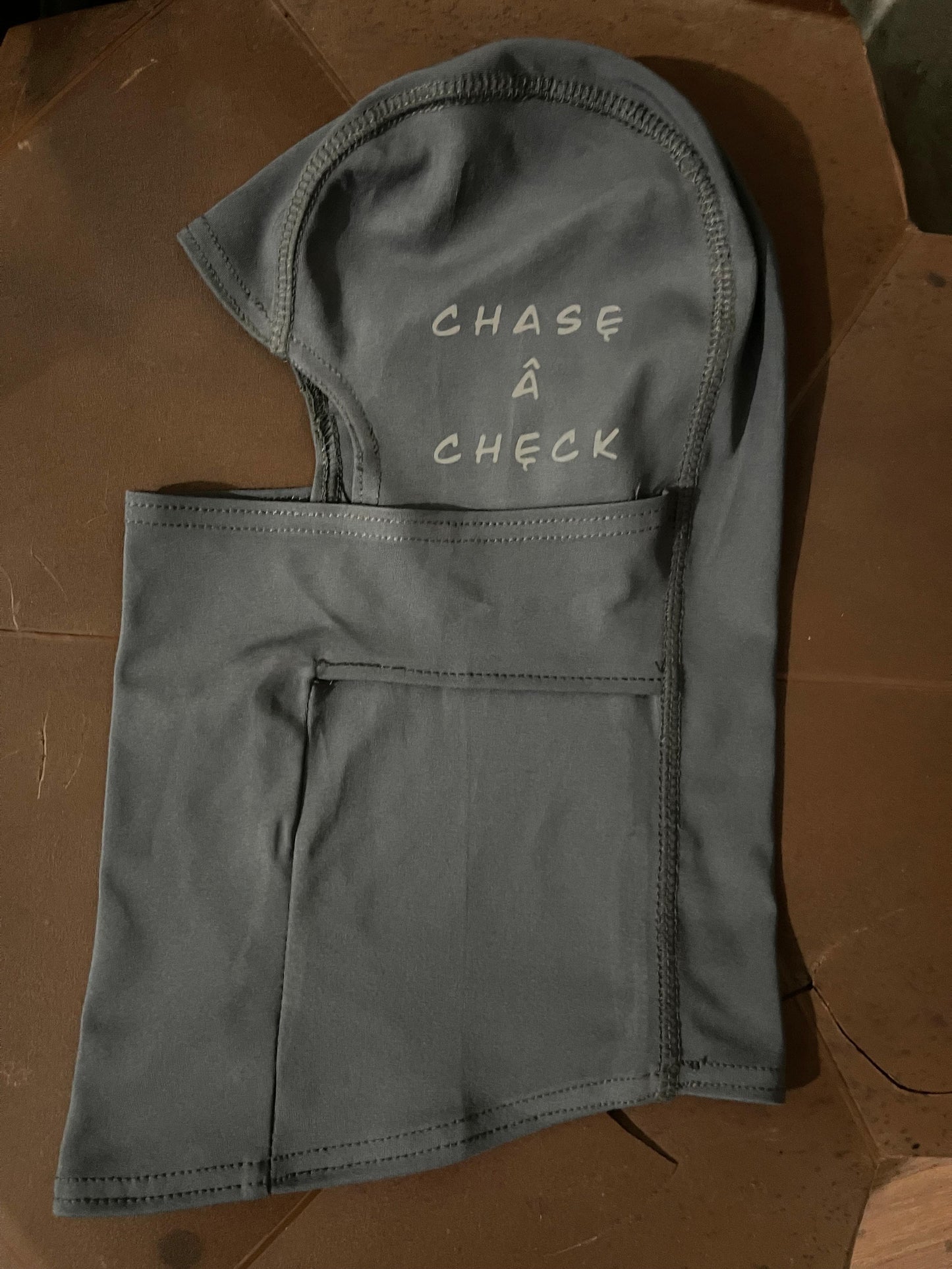 "Chase A Check Ski Mask”