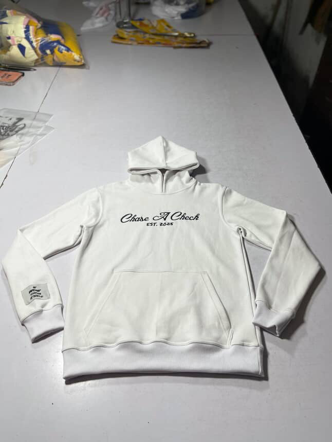 Cursive Hoodie – Chase a Check Outfitters