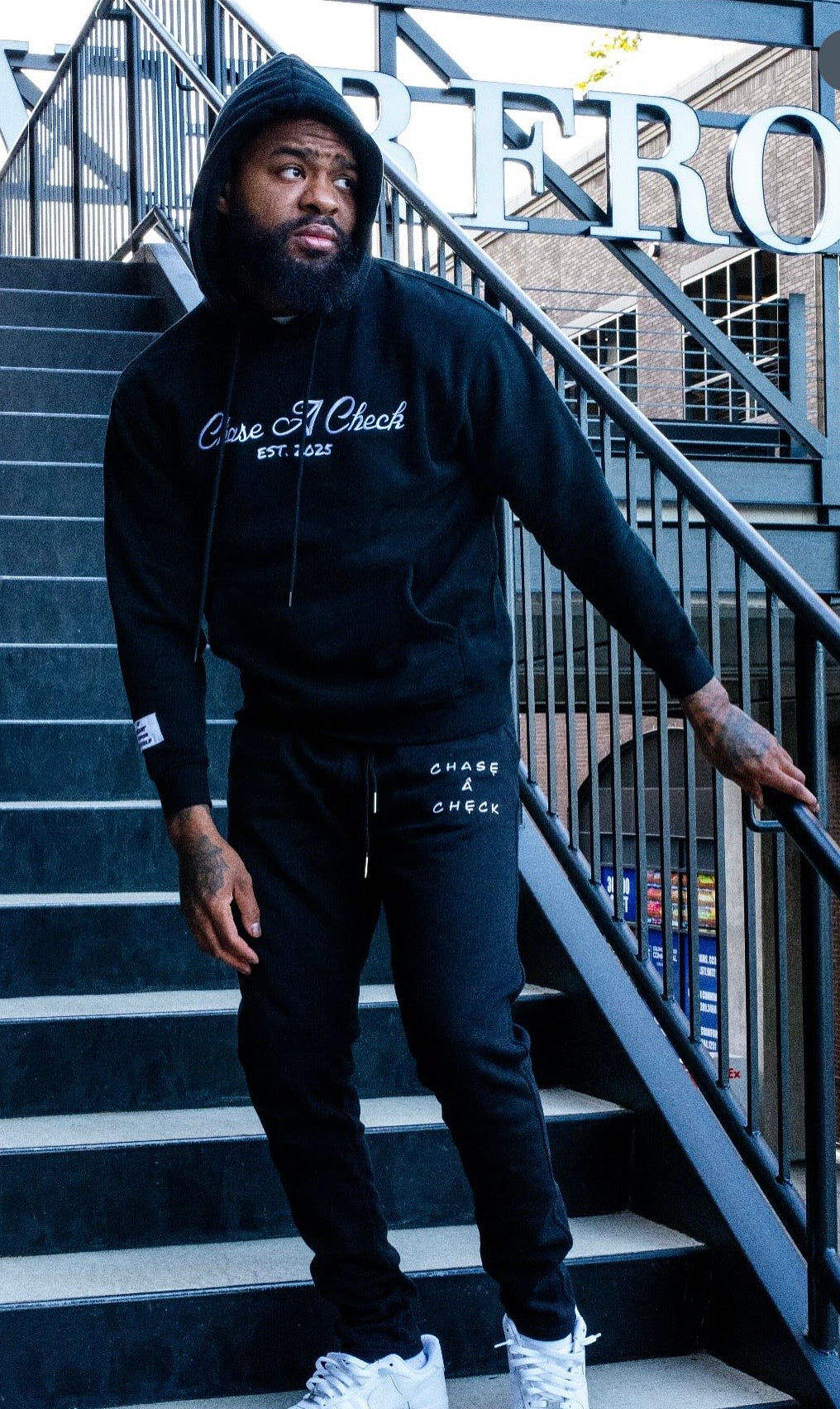 "Chase A Check Sweatpants"