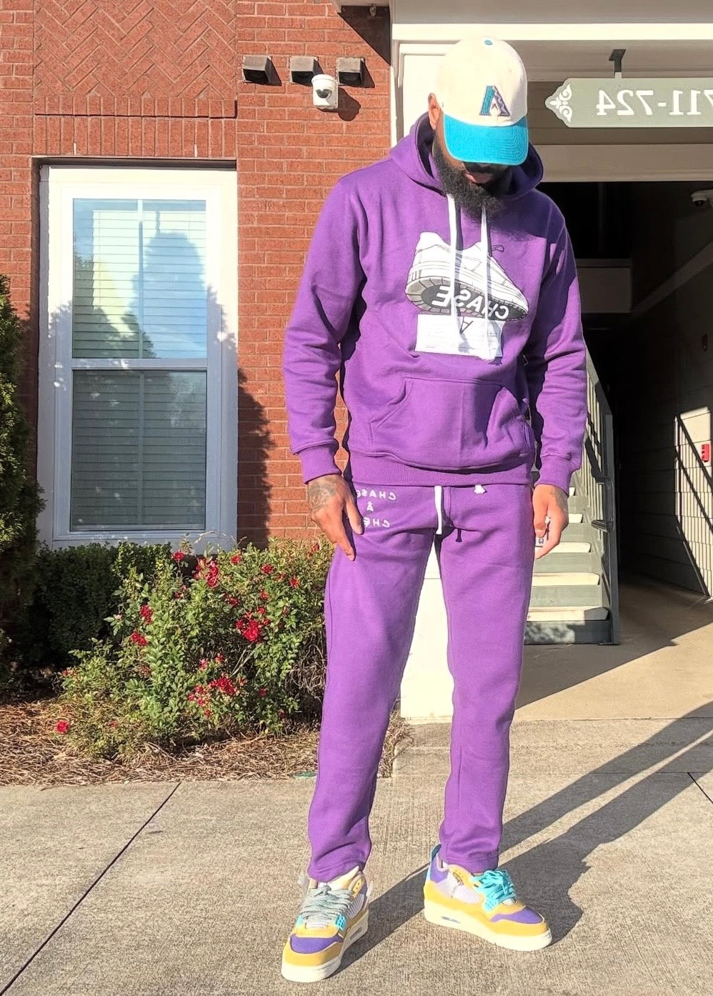 "Chase A Check Sweatpants"