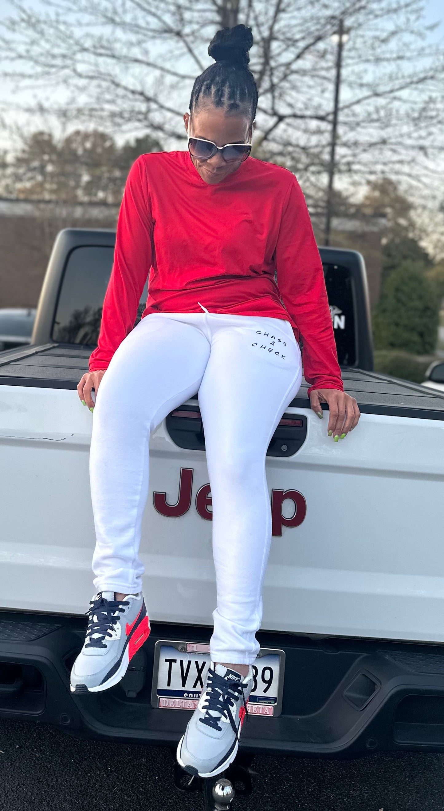"Chase A Check Sweatpants"