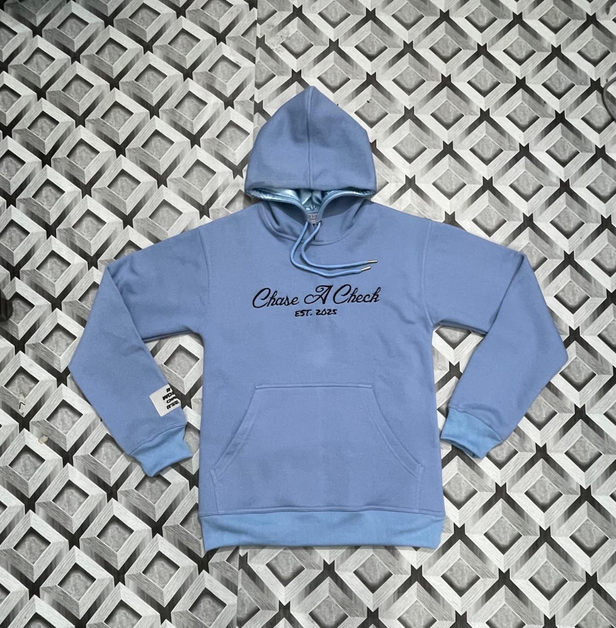 Cursive Hoodie – Chase a Check Outfitters